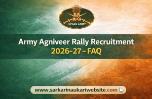 Indian Army Rally Recruitment Agniveer, ARO, ZRO, Agniveer Women, Sepoy Pharma 2026