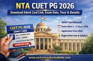 NTA CUET PG Admissions 2026 Download Admit Card link