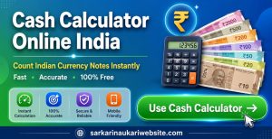 Cash Calculator Online India 2026 – Free Currency Note Counter Tool