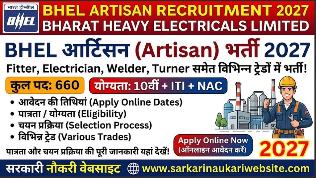 BHEL-Artisan-Recruitment-2027-660-पदों-पर-भर्ती