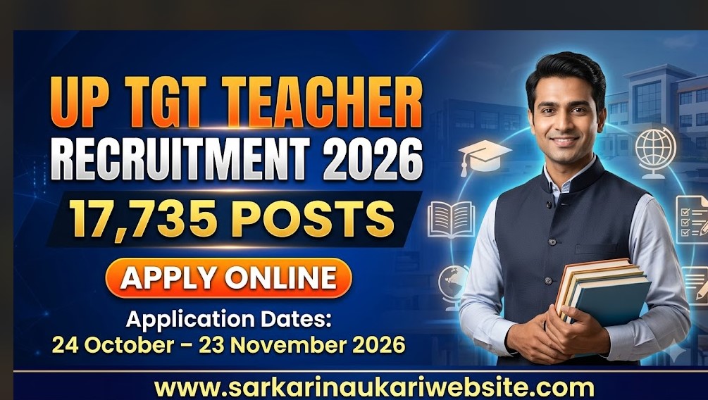 UP TGT Teacher Recruitment 2026: Apply Online for 17735